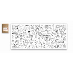 Coloriage XXL "chasse"