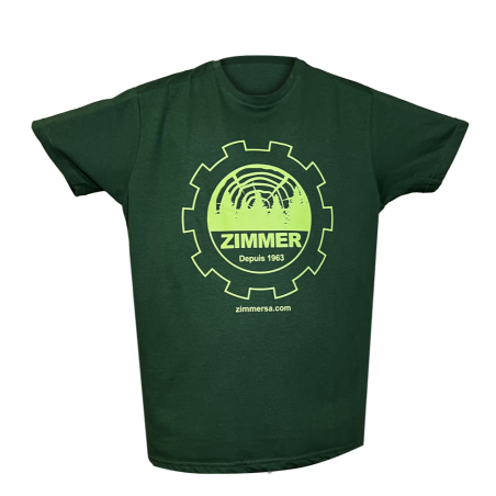 Tee shirt ZIMMER vert forêt