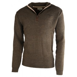 SOMLYS - Pull col zippé T903