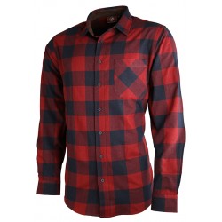 ZIMMER - Chemise à carreaux 515 rouge