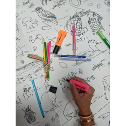 Poster coloriage XXL Nature...