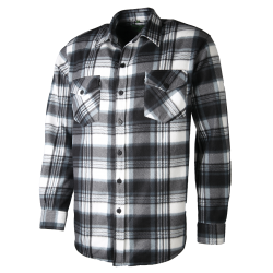 SOMLYS - Chemise polaire gris blanc...