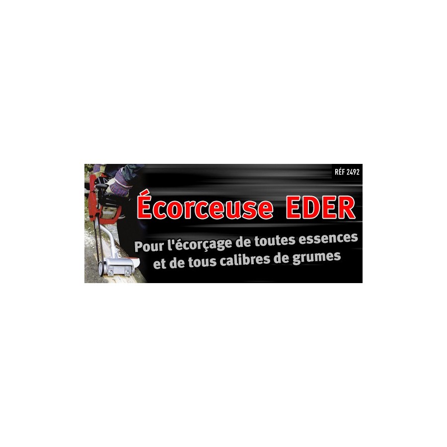 Ecorceuse eder sans poulie+bras