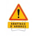 panneau de signalisation AK14 "ABATTAGE"