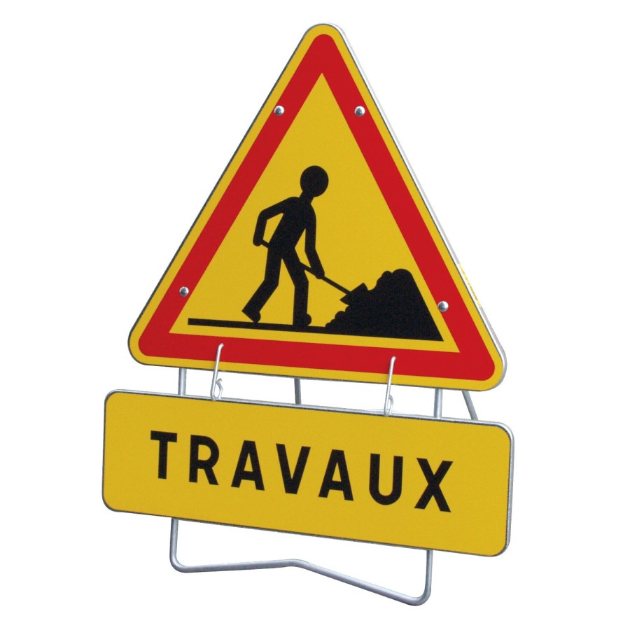 Panneau travaux 700mm