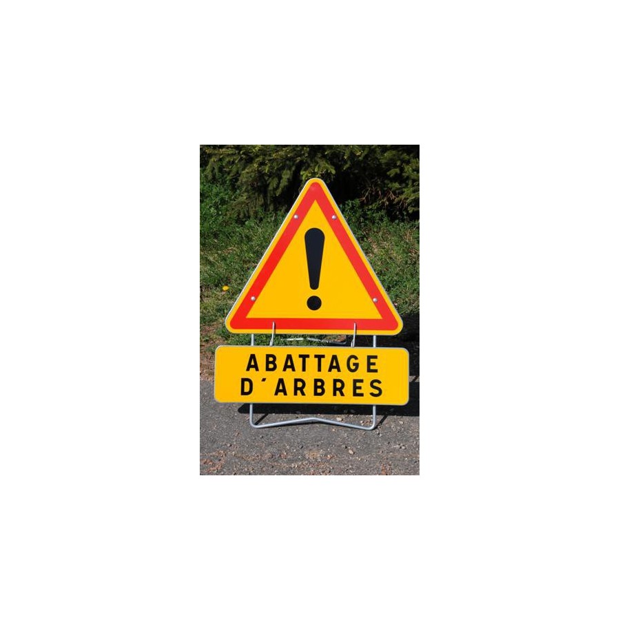"panneau ""abattage d'arbre"" 700mm    "