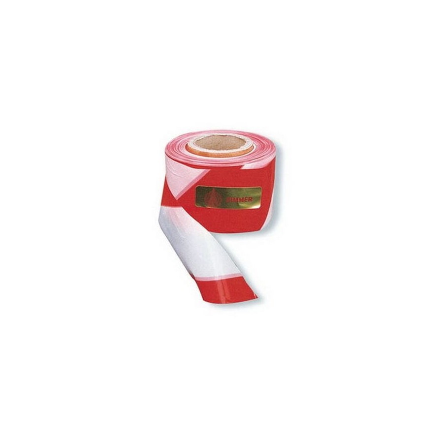 Ruban de signalisation rouge/blanc