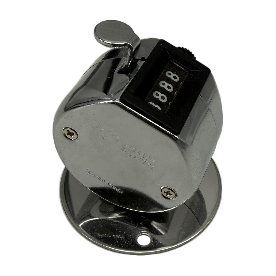 Compteur numeroteur metal + support