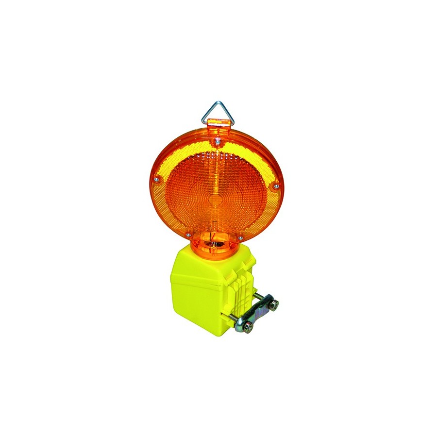 Lampe de chantier clignotante