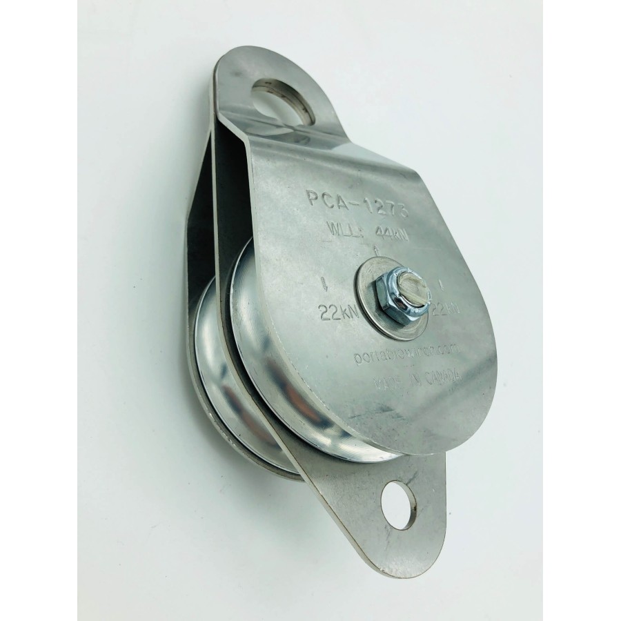 Poulie double 100mm 44 kn