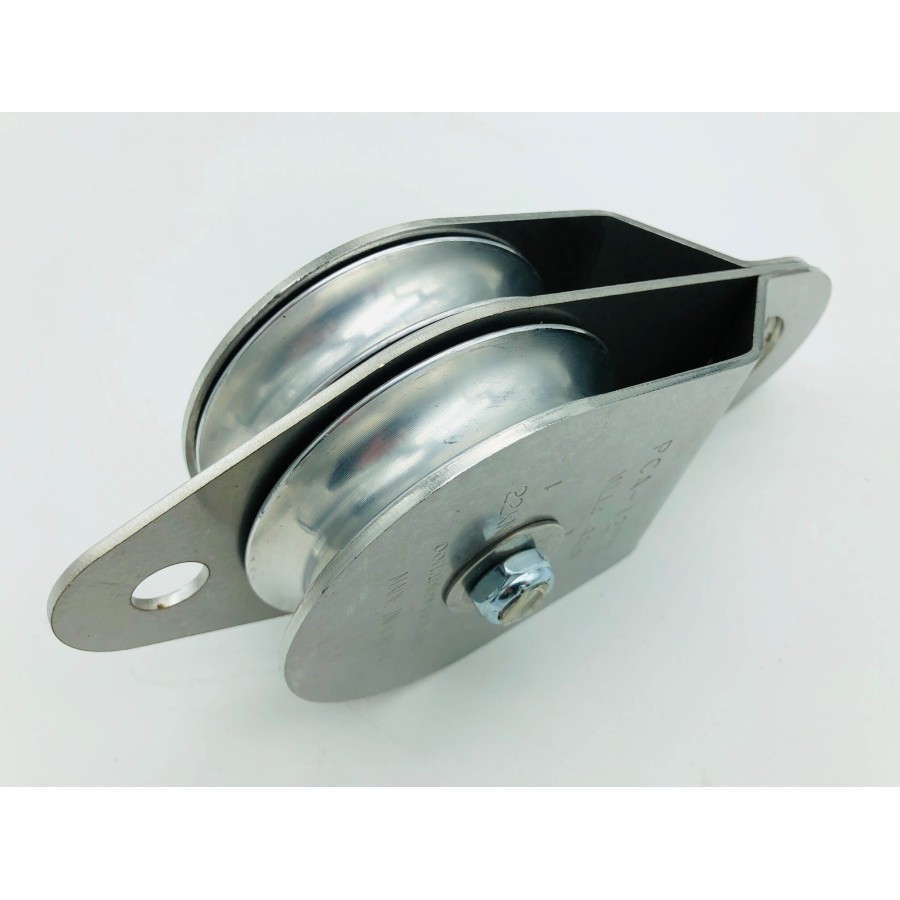 Poulie double 100mm 44 kn
