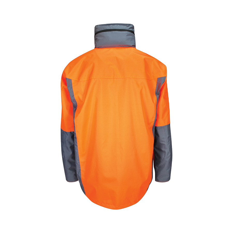 Veste de pluie Solidur H2O orange | Imperméable et haute visibilité