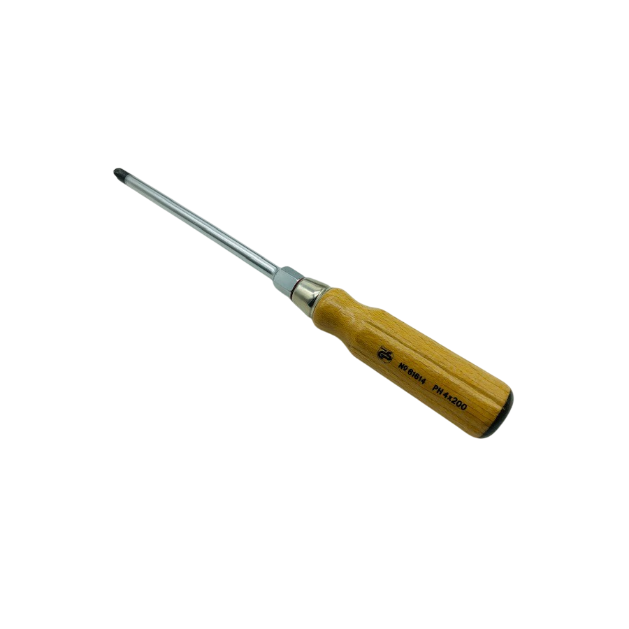 Tournevis phillips ecrou bois 200