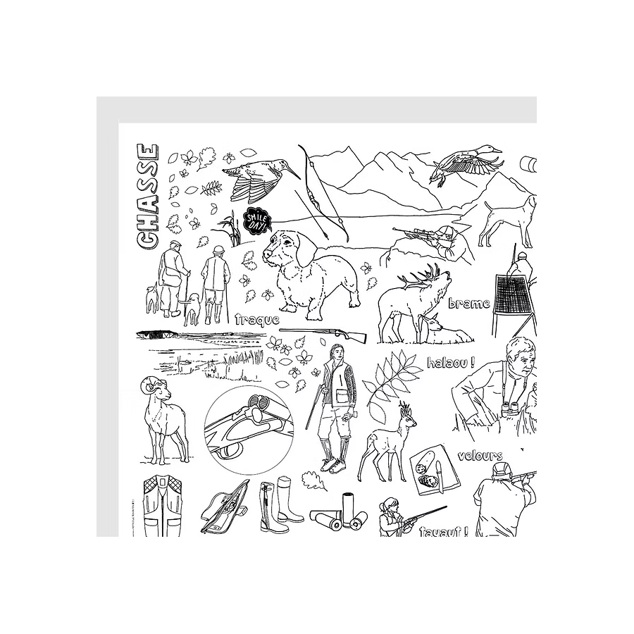 "coloriage xxl ""chasse""              "
