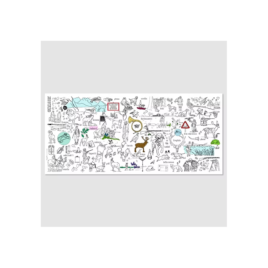 "coloriage xxl ""chasse""              "