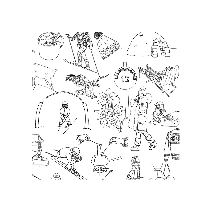 "coloriage xxl ""montagne""            "