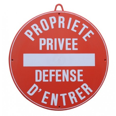 panneau propriété privée
