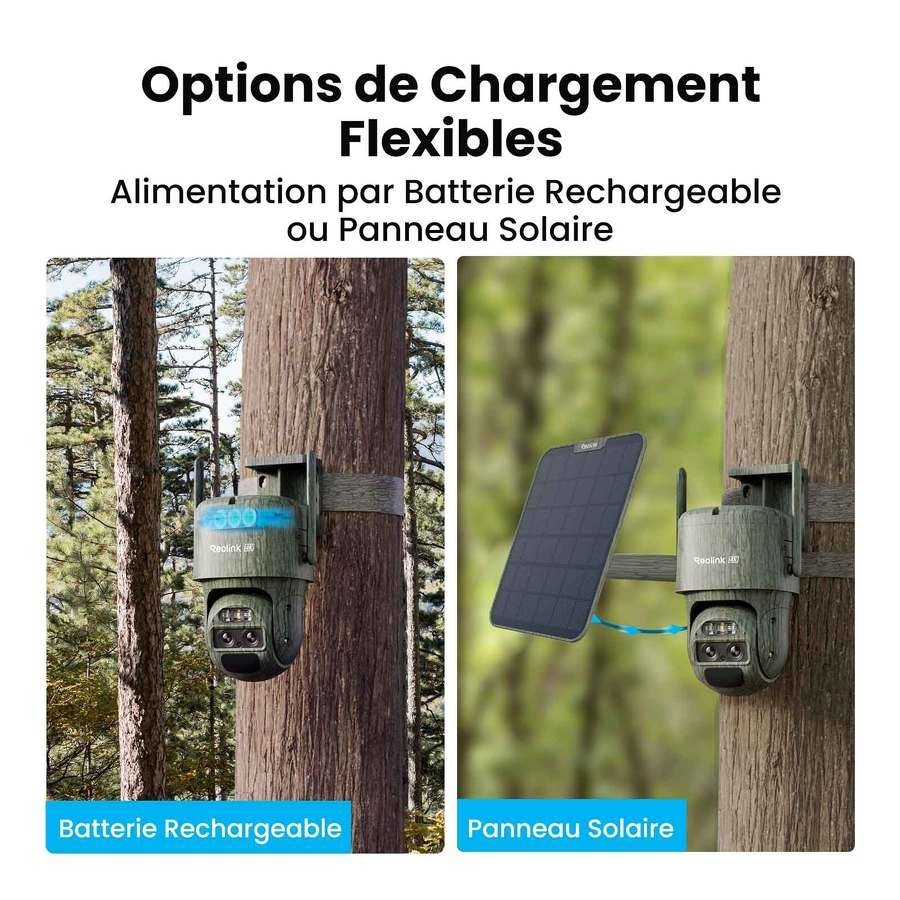 Caméra GO G770 avec panneau solaire