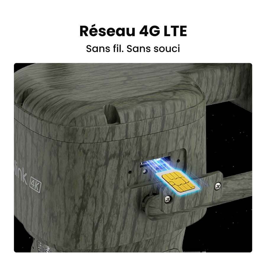 Caméra GO G770 avec panneau solaire