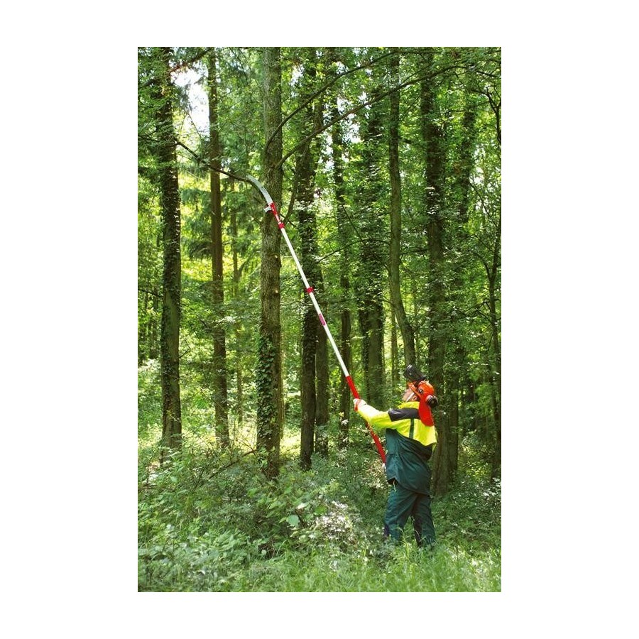 Perche telescopique uv-40 4,50m+scie