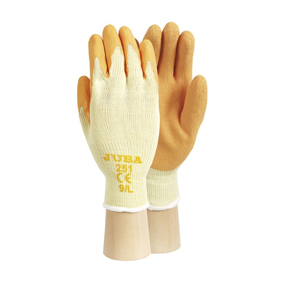 Gants textile latex