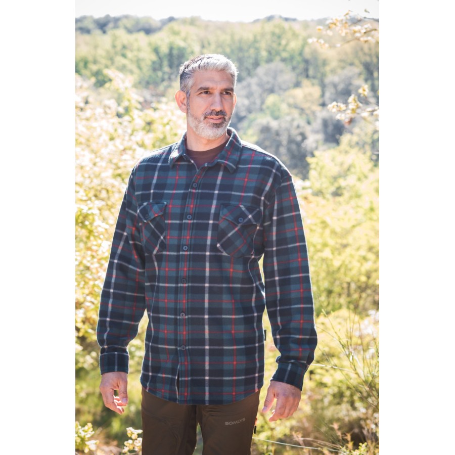 Chemise polaire vert t507
