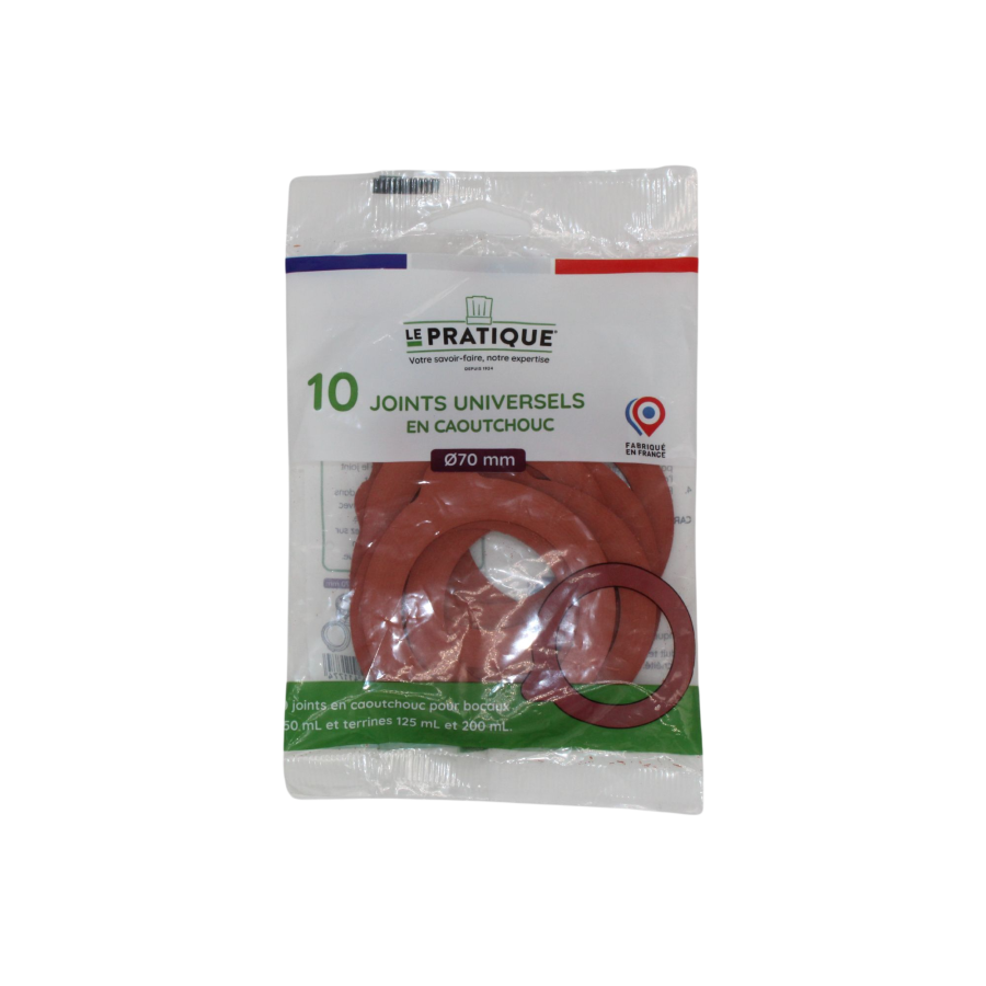 Joints universels pour bocaux Ø70mm sachet de 10