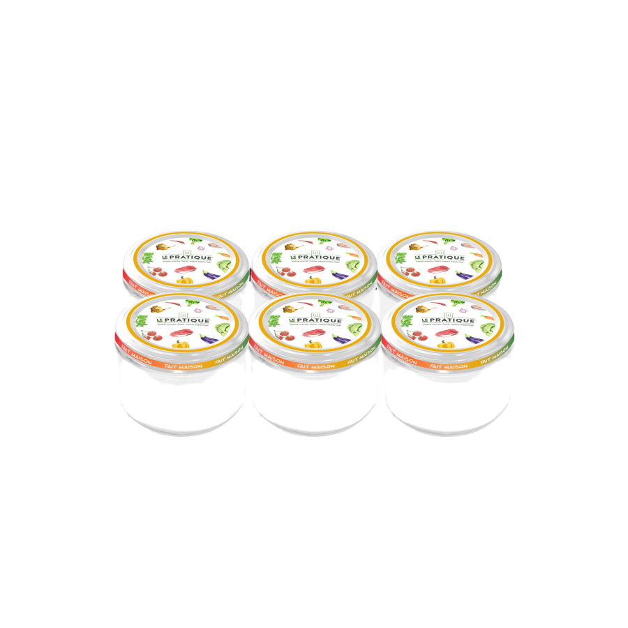 Bocaux stérilisables 200ml Ø82mm