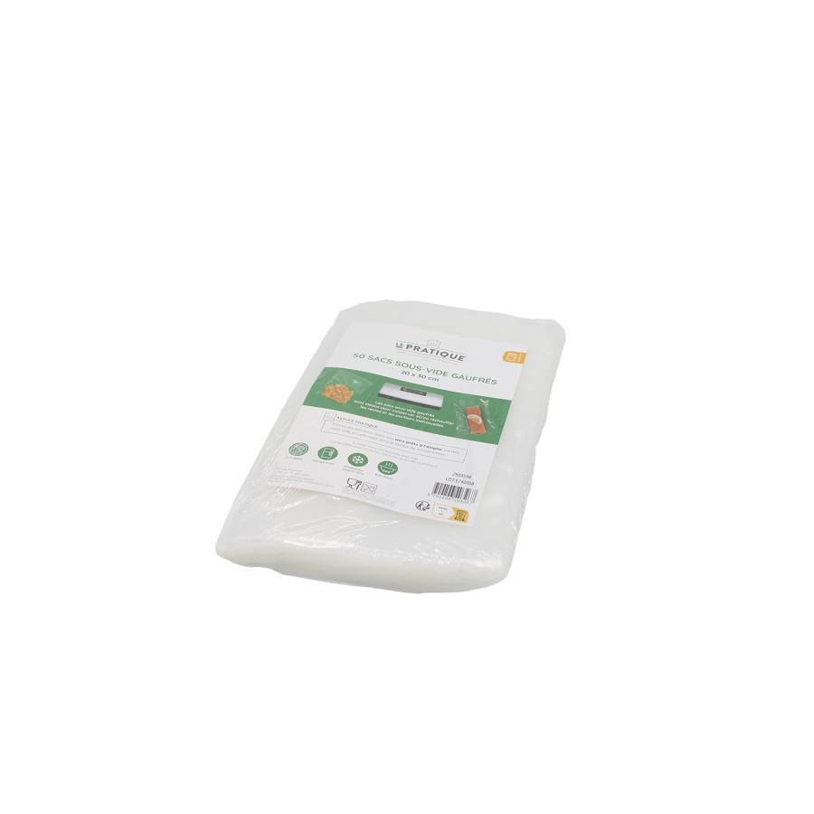 50 sacs sous vide 20x30cm pour Essentielle