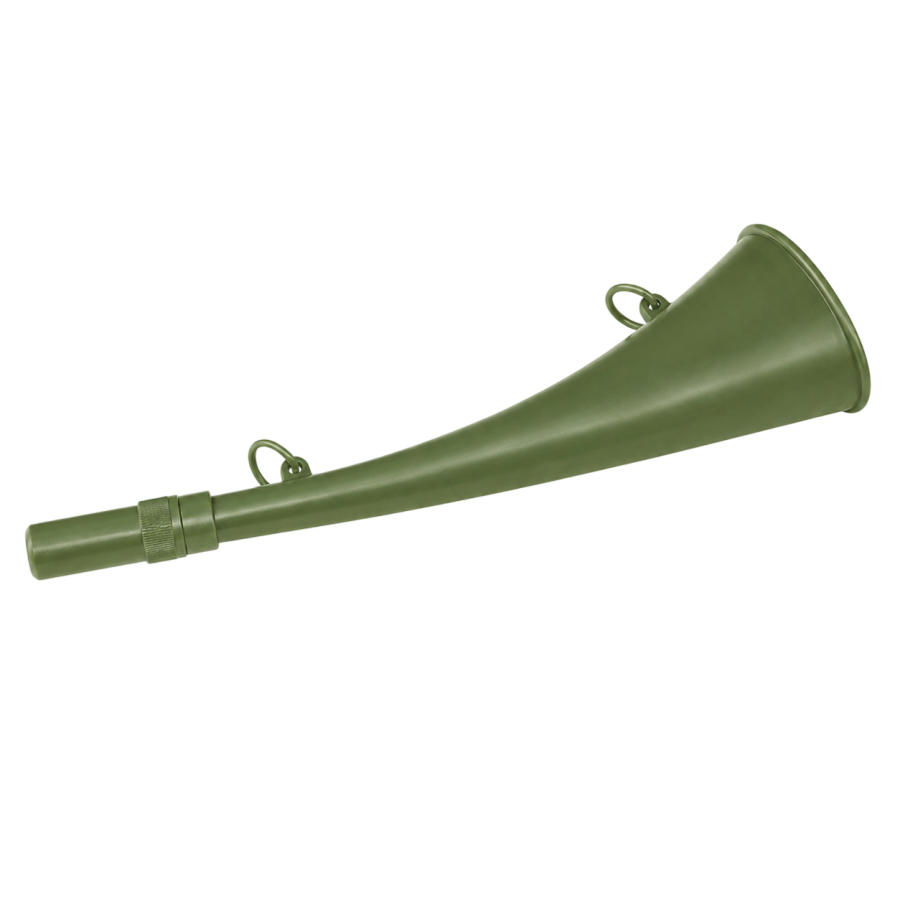 Corne plastique verte 22cm