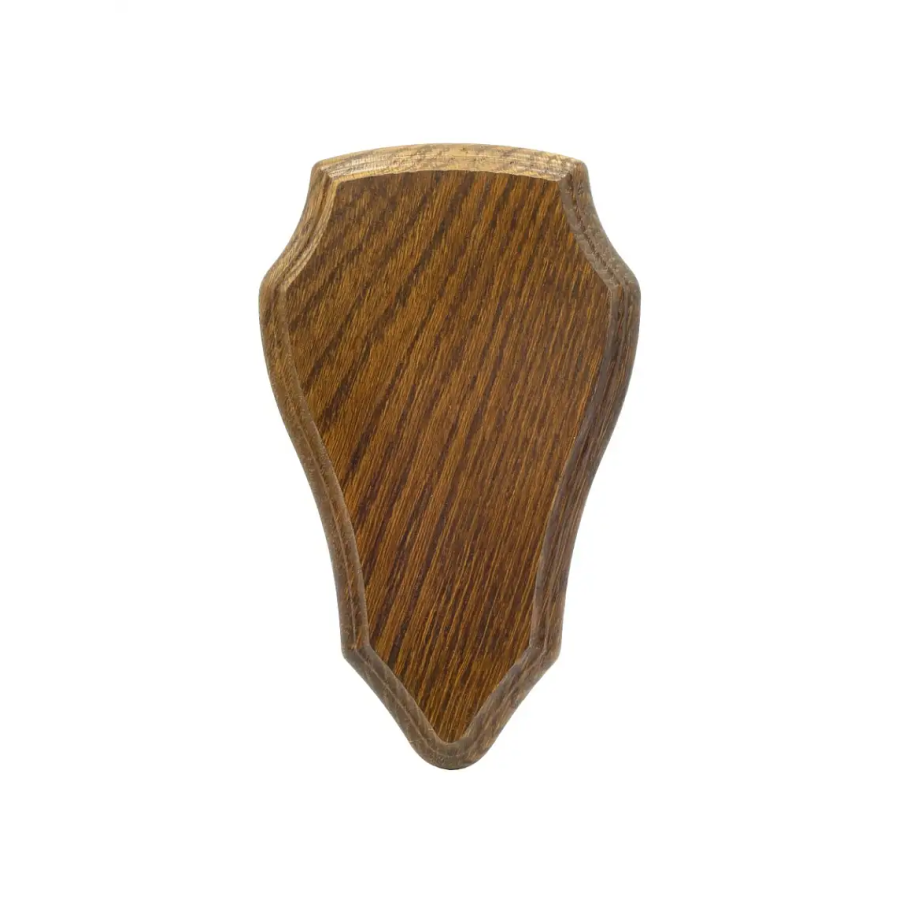 Ecusson chene doré chevreuil-23x14cm