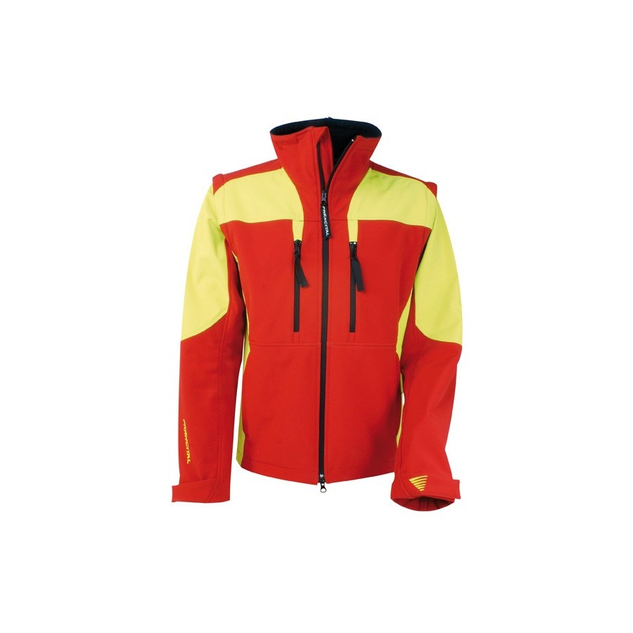 Veste aigoual 2 en 1 rouge