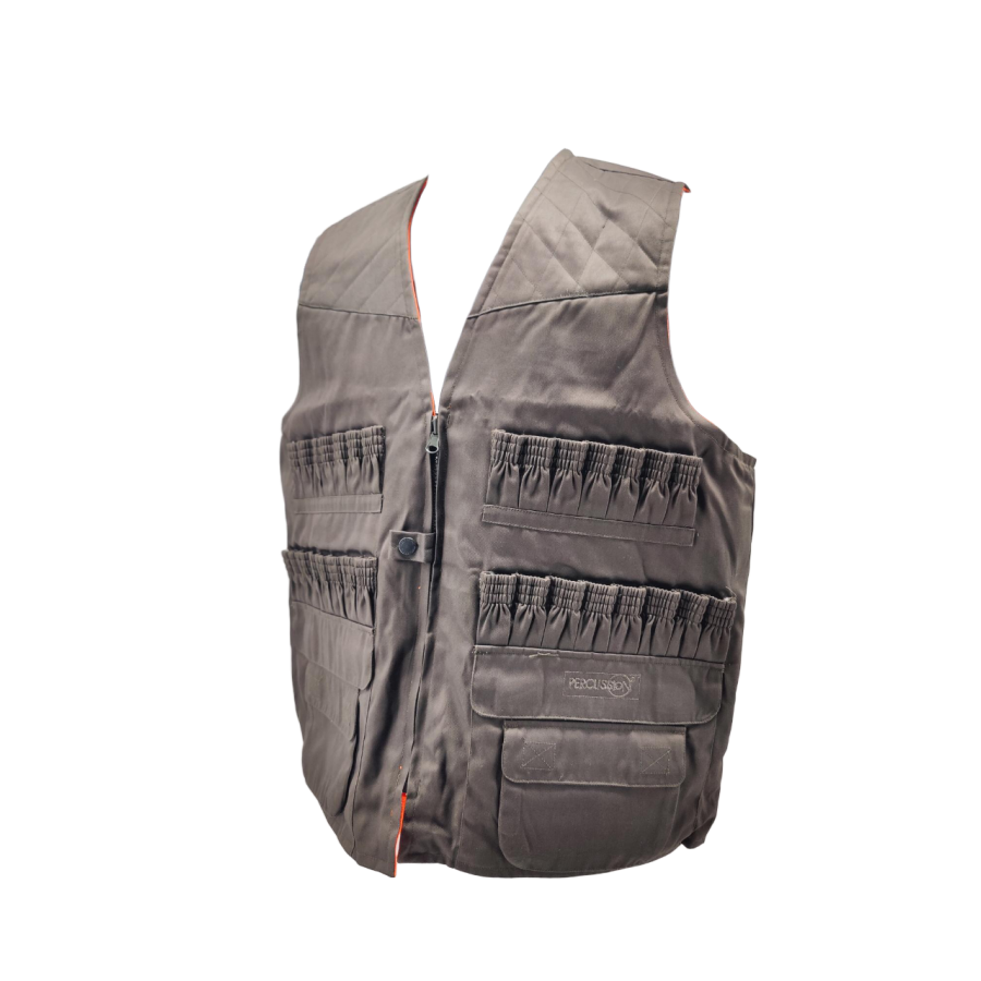 Gilet reversible orange/vert