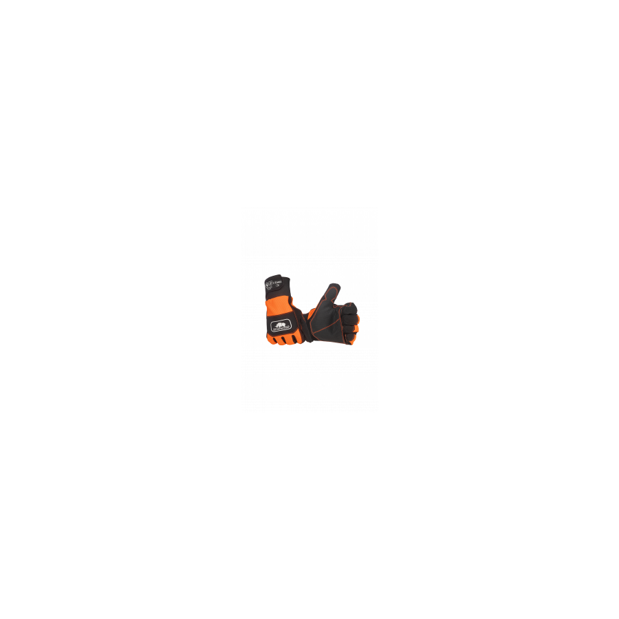 Gants de debardage orange 2xd1