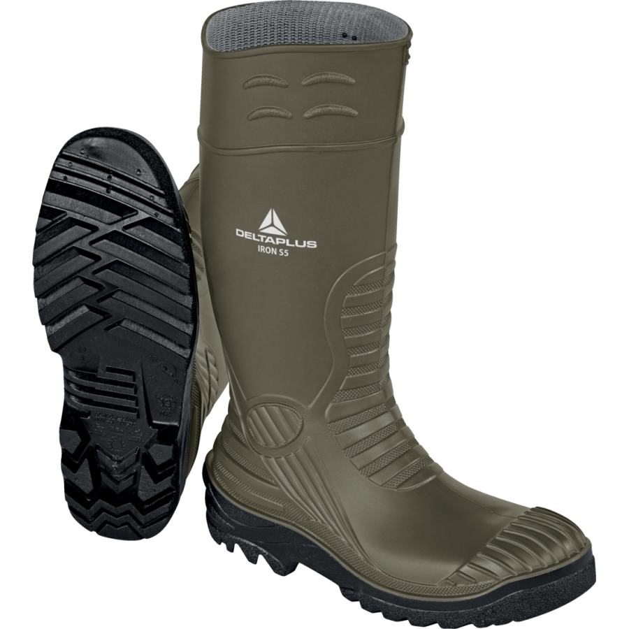 Bottes de securite pvc iron s5