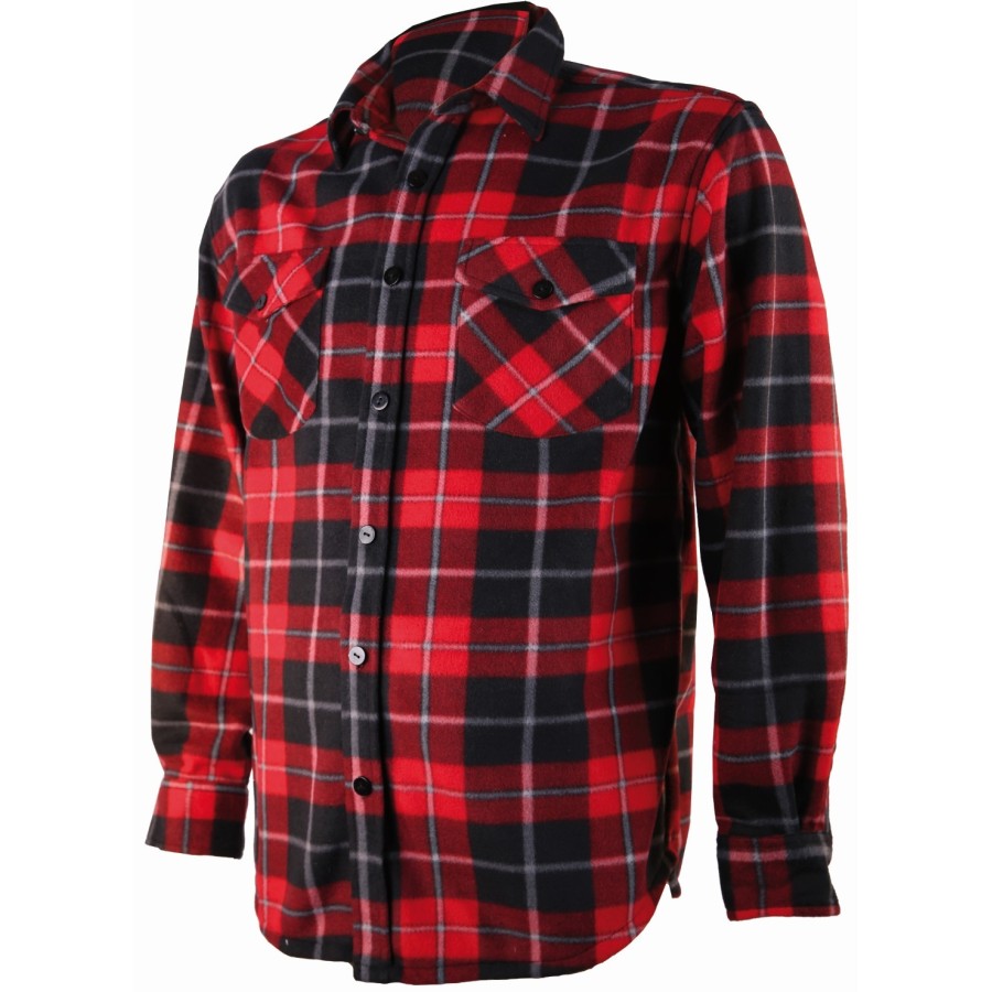 Chemise rouge t500