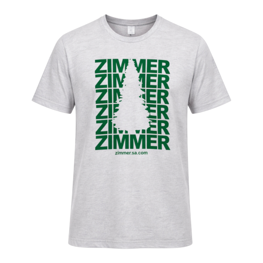 Tee-shirt zimmer gris chine