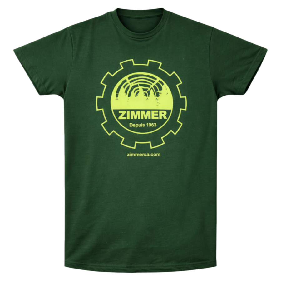 Tee-shirt zimmer vert prairie