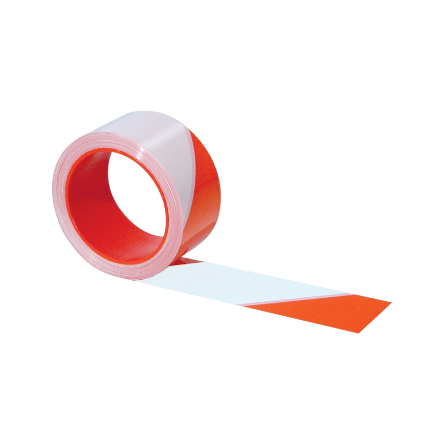 Ruban de signalisation rouge/blanc