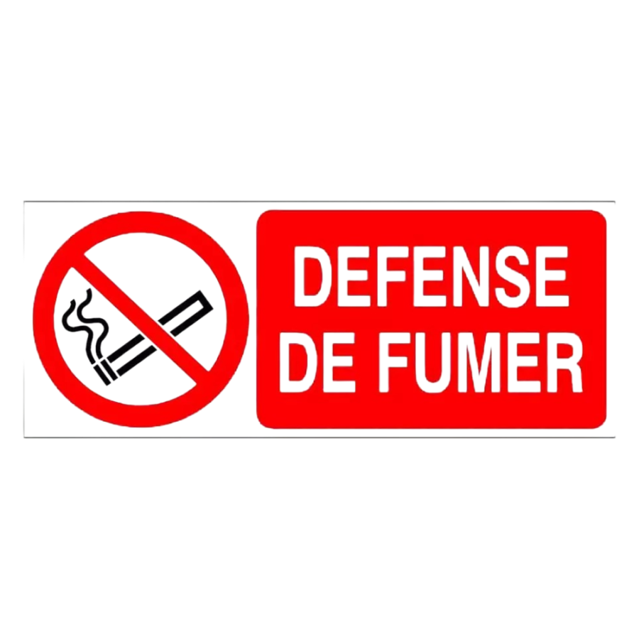 "panneau""defense de fumer""           "
