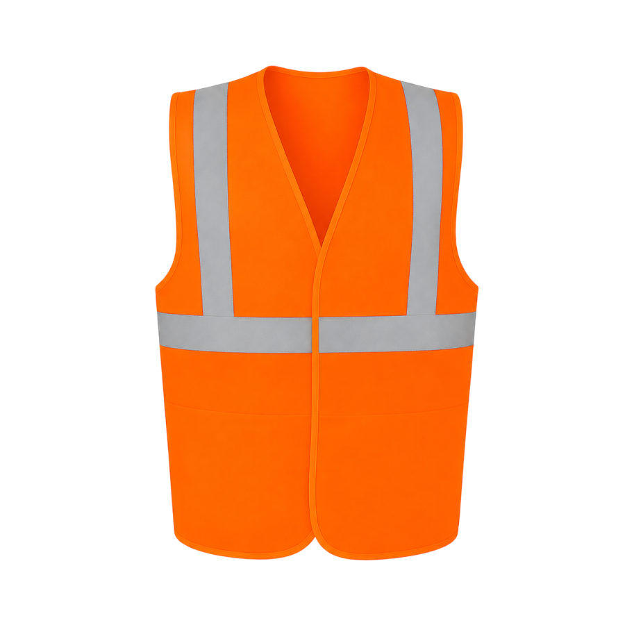 Gilet signalisation orange