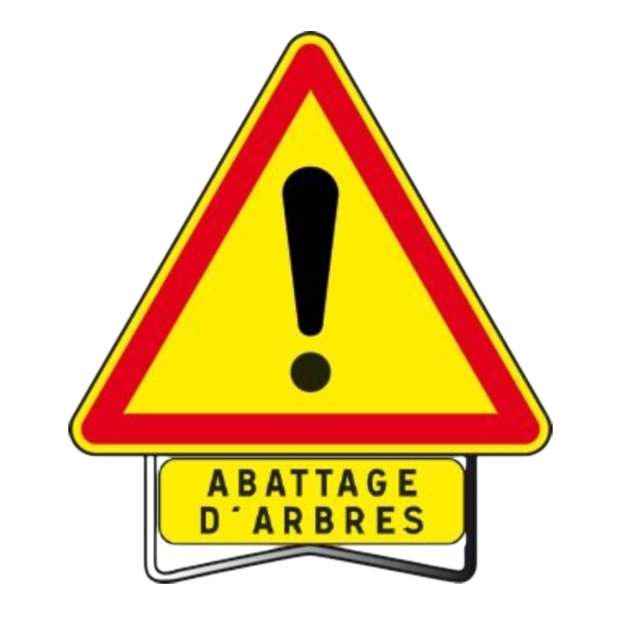 "panneau ""abattage""  1000mm          "