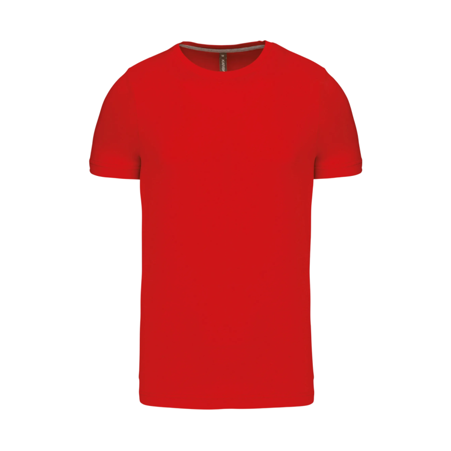 Tee shirt kariban rouge col rond