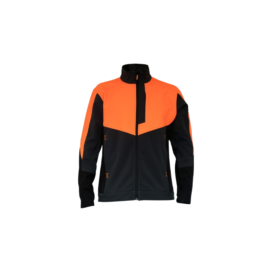 Veste softshell odon orange