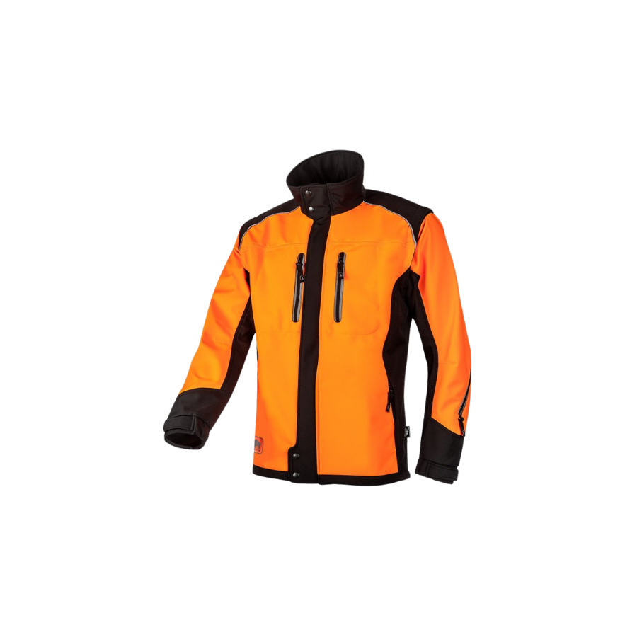Veste softshell 1sws orange/noir