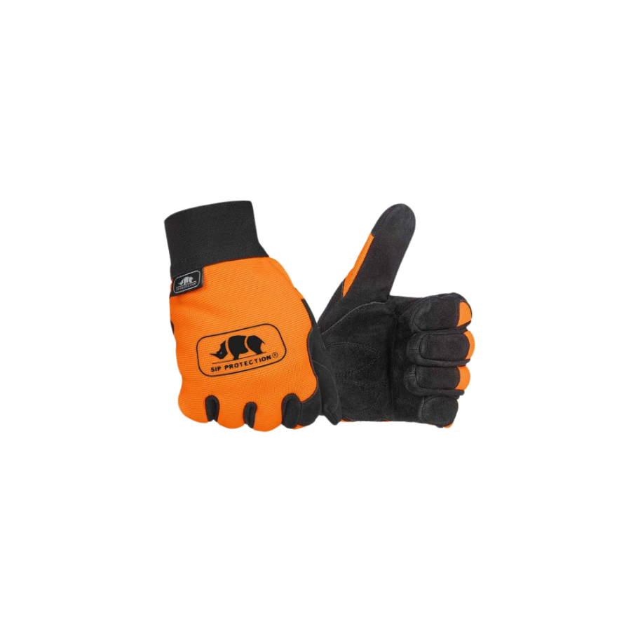 Gants de travail orange 2xa2