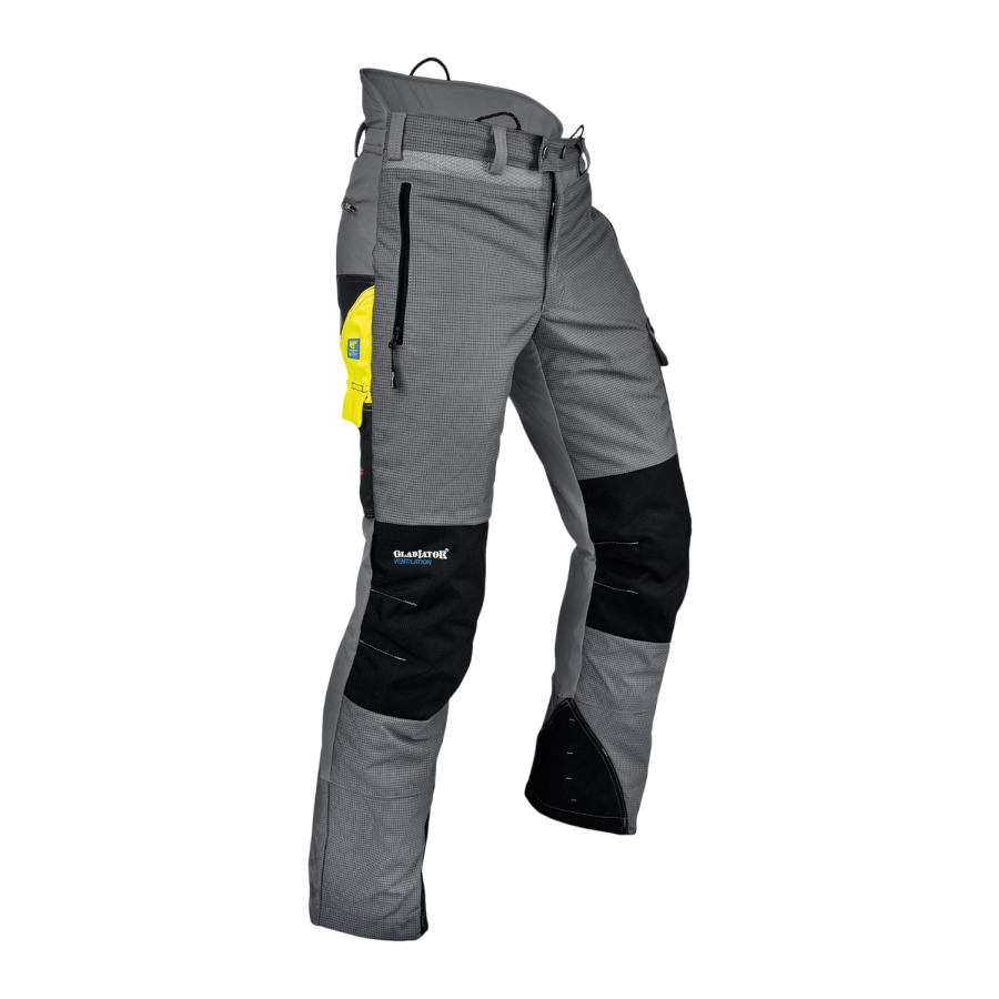 Pantalon de securite ventilation gris rallongé