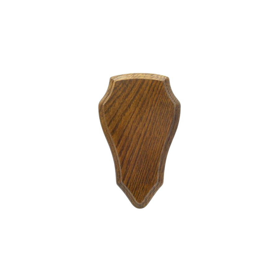 Ecusson chene doré chevreuil-23x14cm