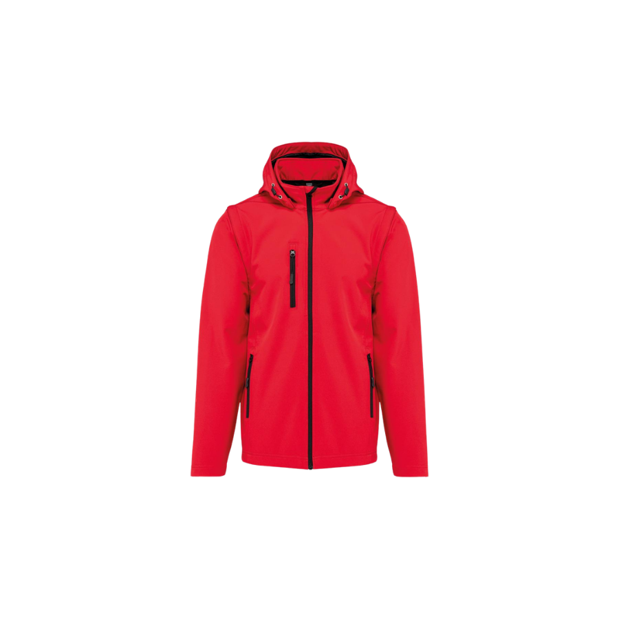 Veste softpile rouge