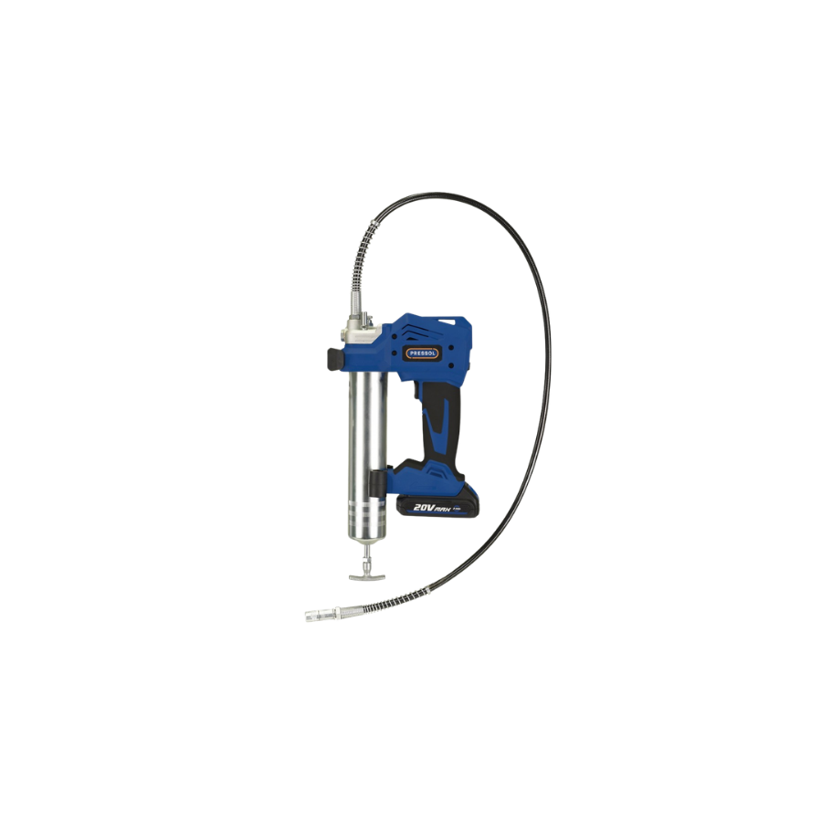 Coffret pompe a graisse sur accu